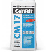 Клеюча суміш Super flexible СМ 17, Ceresit 25кг