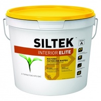 Матовая латексная краска Interior Elite, Siltek 0,9л