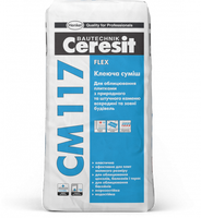 Клеюча суміш «Flex» СМ 117, Ceresit 25кг