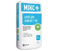 Клей для плитки МІКС+ T-08, Siltek 25кг