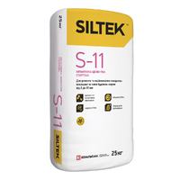 Шпаклівка цементна стартова S-11, Siltek 25кг