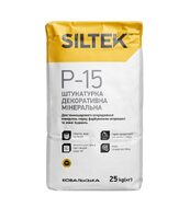 Штукатурка декоративная минеральная (камешковая 1,5мм) Р-15, Siltek 25кг