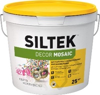 Штукатурка декоративная «мозаика» DECOR MOSAIC, Siltek 25кг