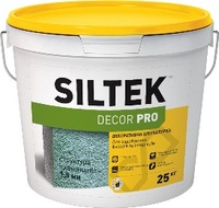 Штукатурка декоративная полимерная DECOR PRO (камешковая 1,5мм) РА-15, Siltek 25 кг