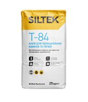 Клей для облицовки каминов и печей Т-84,Siltek 25кг